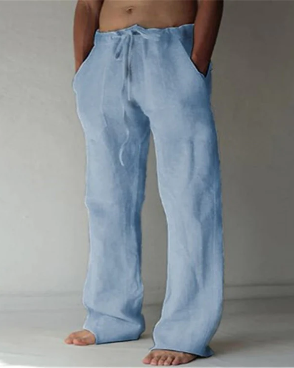 Pantalon en lin respirant