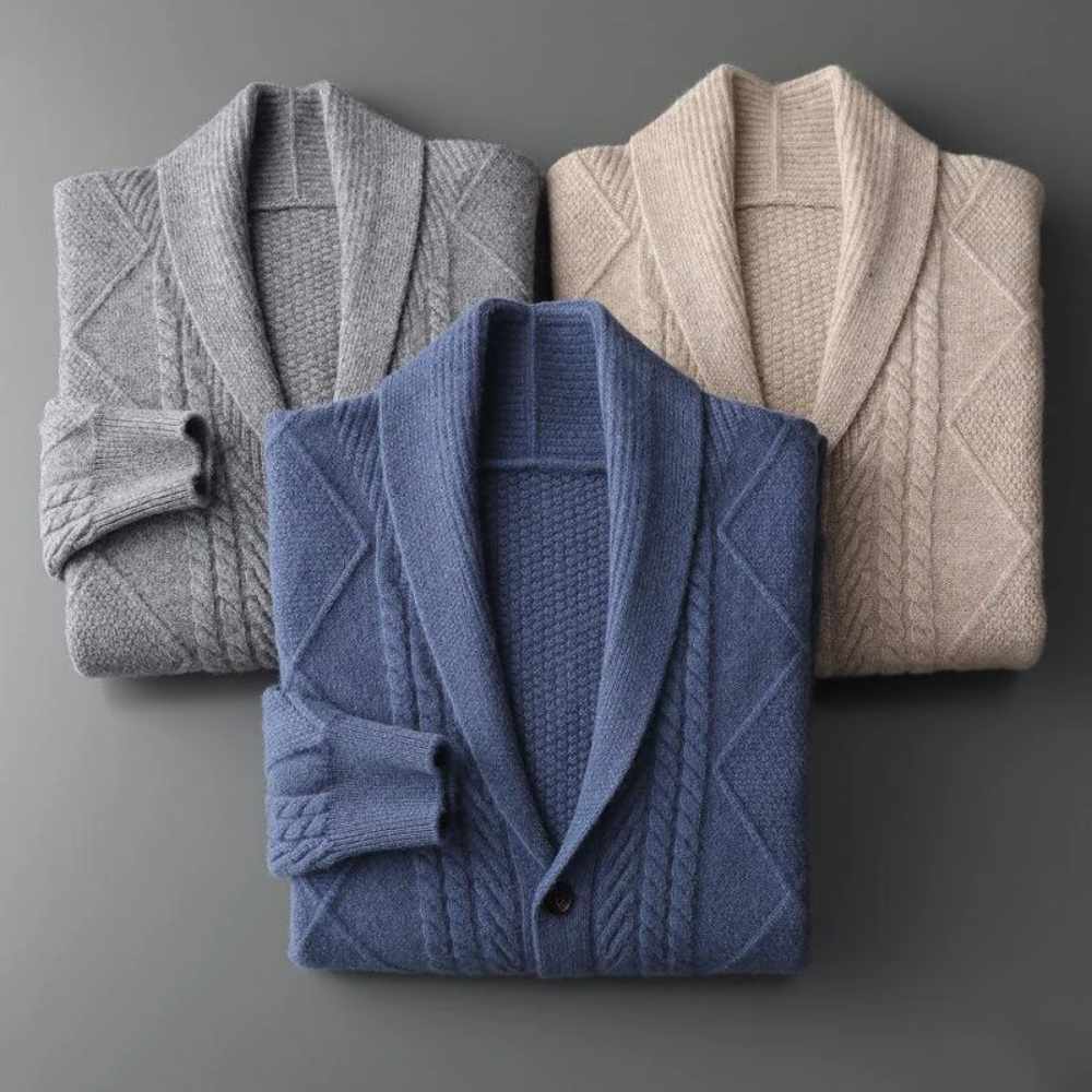 Cardigan en laine mérinos Savoca