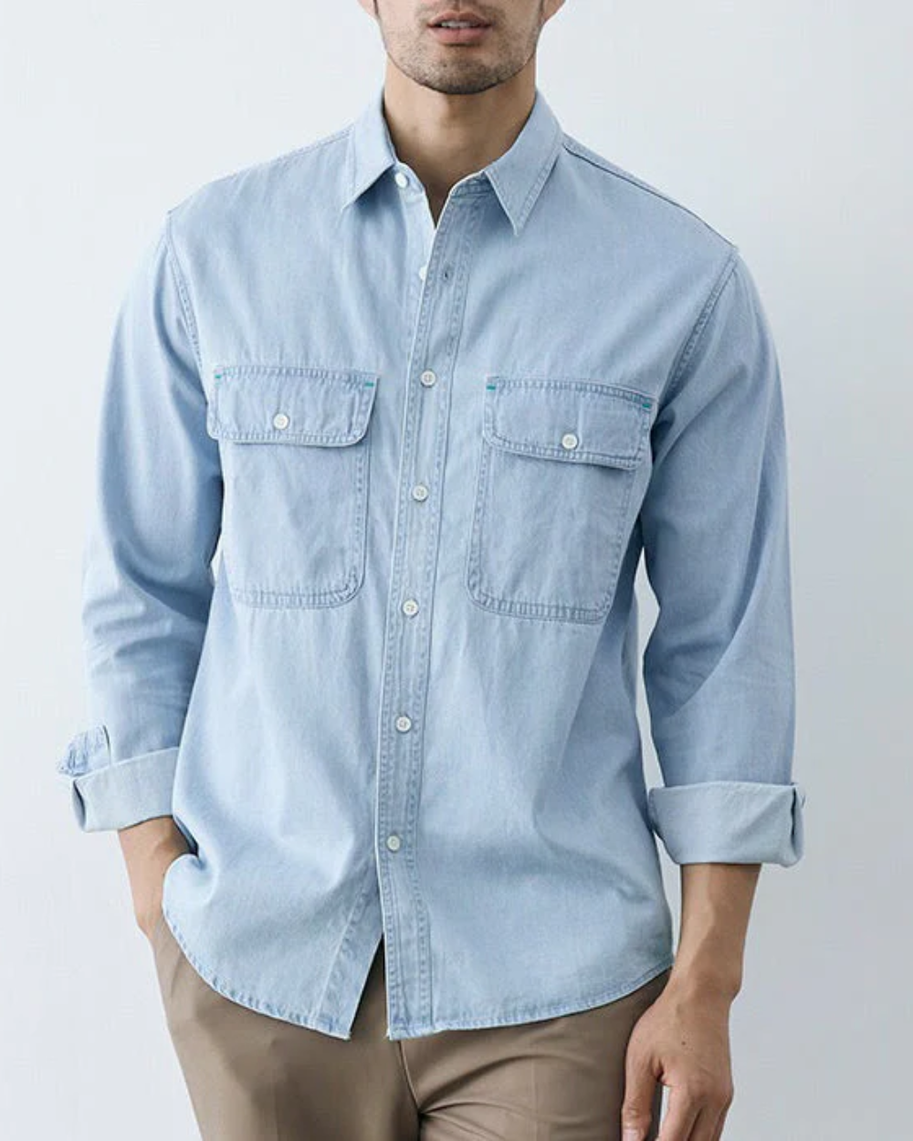 Chemise en jean classique