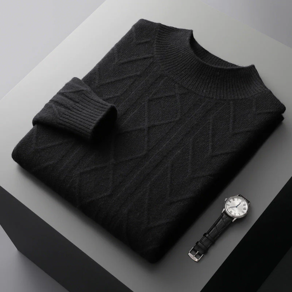Mizar - Pull en cachemire à motifs