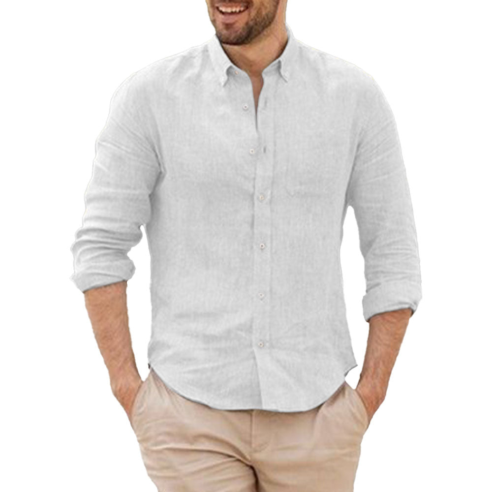 Chemise en lin respirant