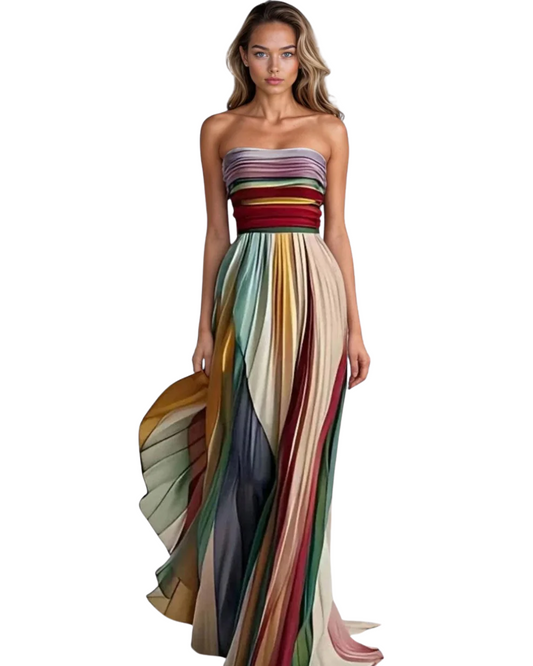 Robe élégante sans manches