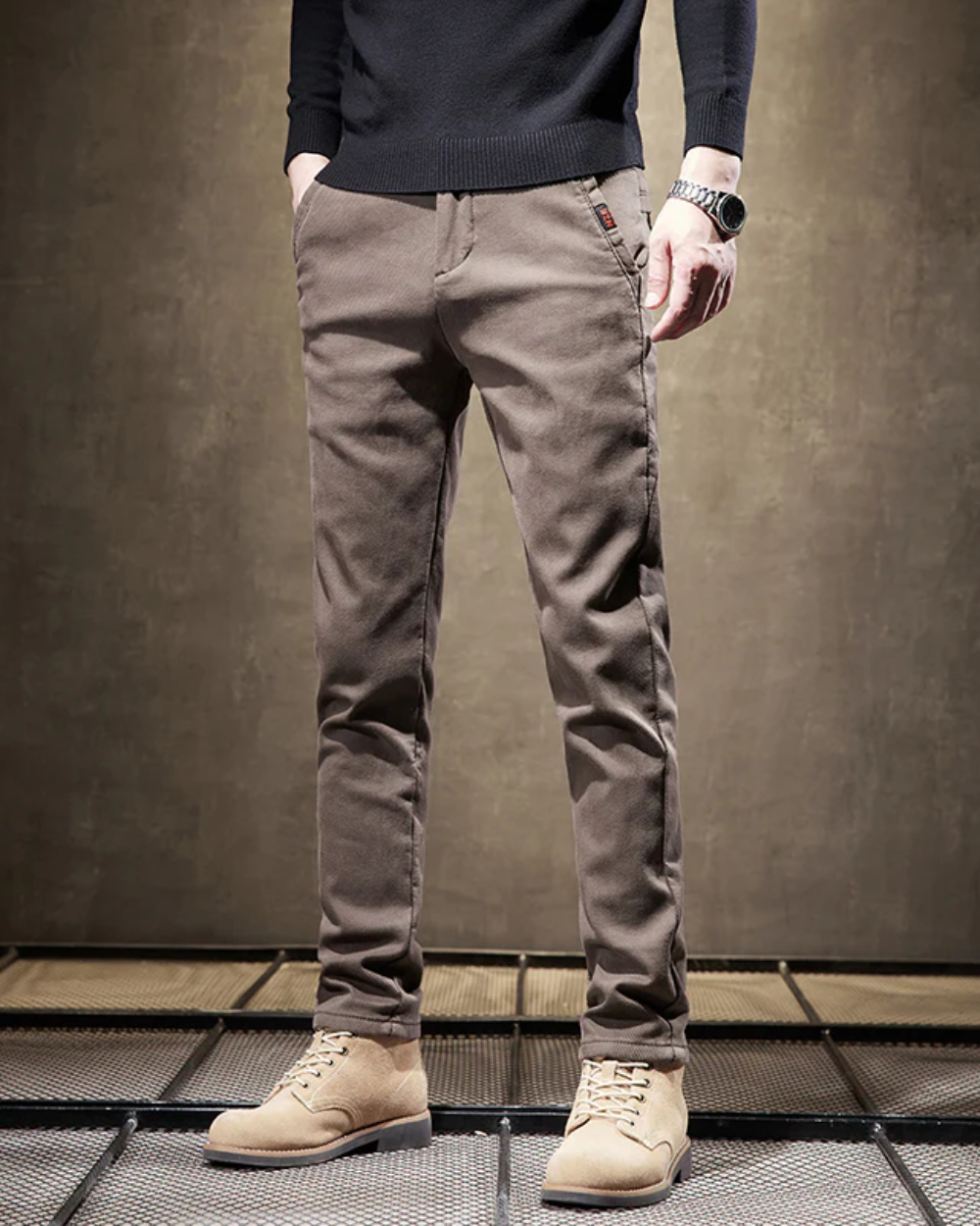 Pantalon slim décontracté