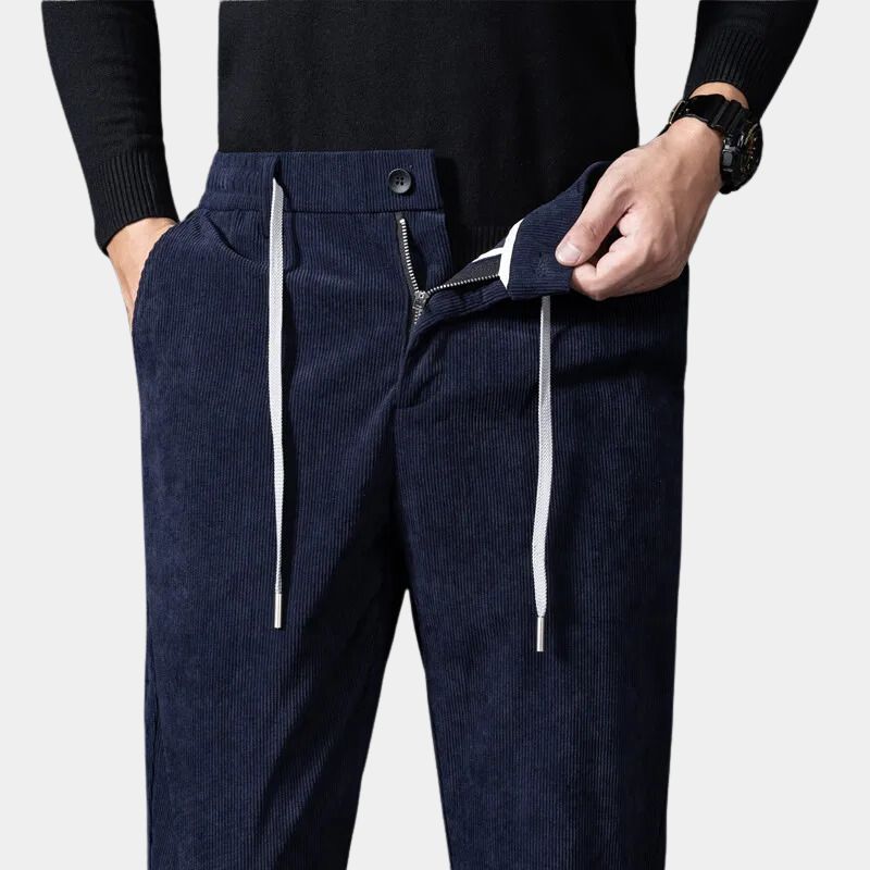 Pantalon élégant en velours côtelé