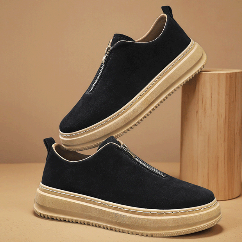 Chaussures élégantes en daim