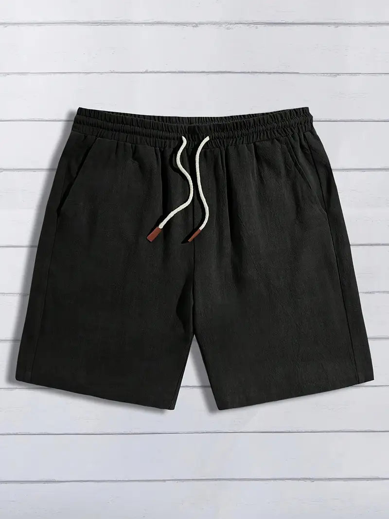 Short en lin décontracté