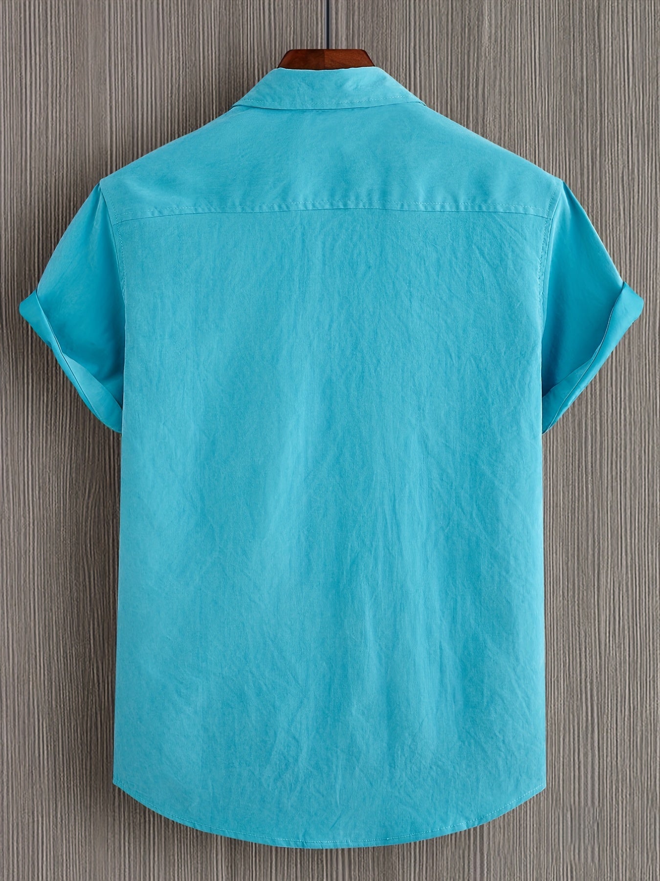 Chemise décontractée en coton à manches courtes