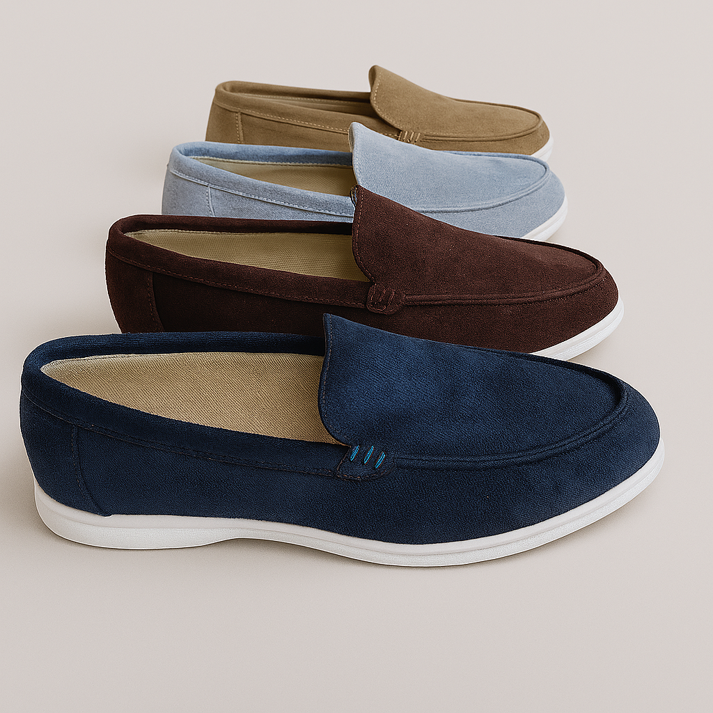 Mocassins élégants en daim