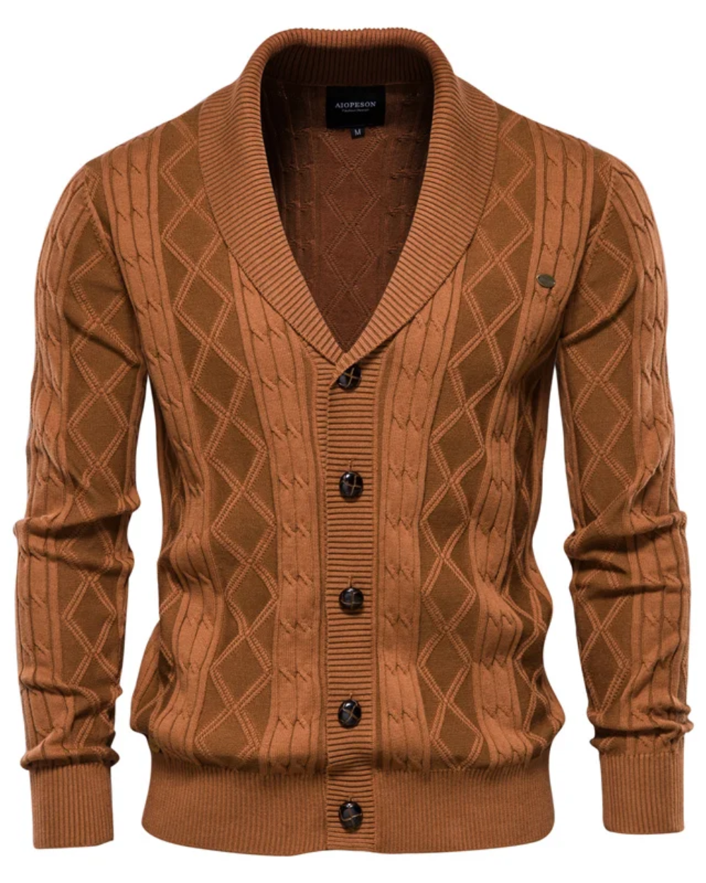Cardigan de luxe pour hommes avec boutons