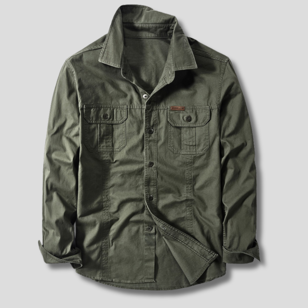 Chemise cargo en coton