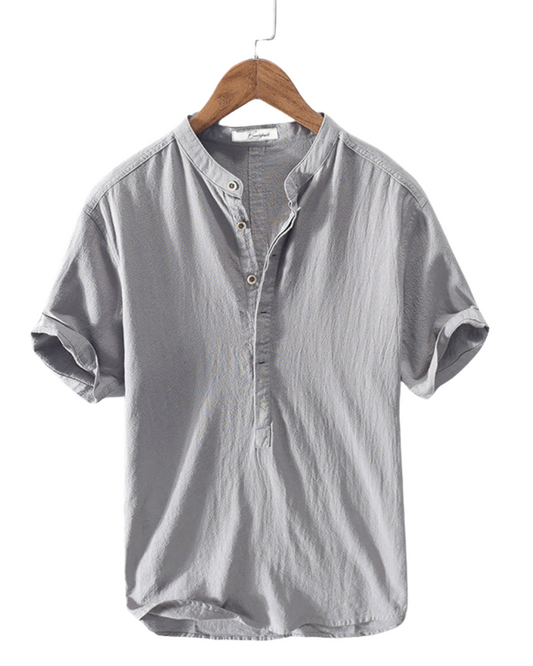 Chemise en lin de Singapour
