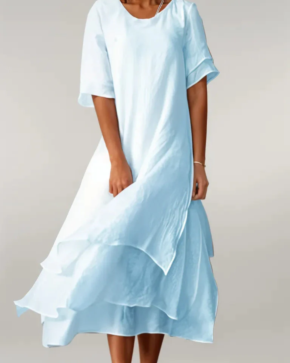 Robe longue élégante et colorée
