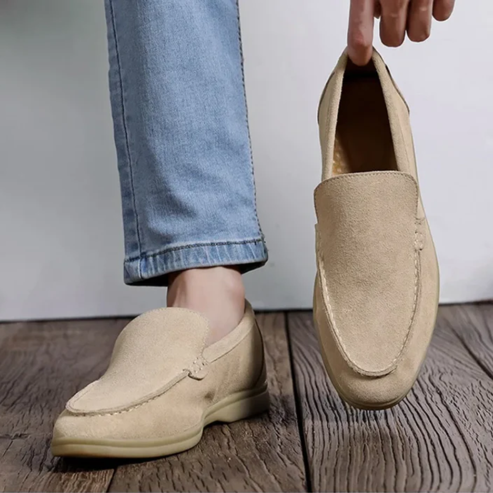 Mocassins en daim de qualité supérieure