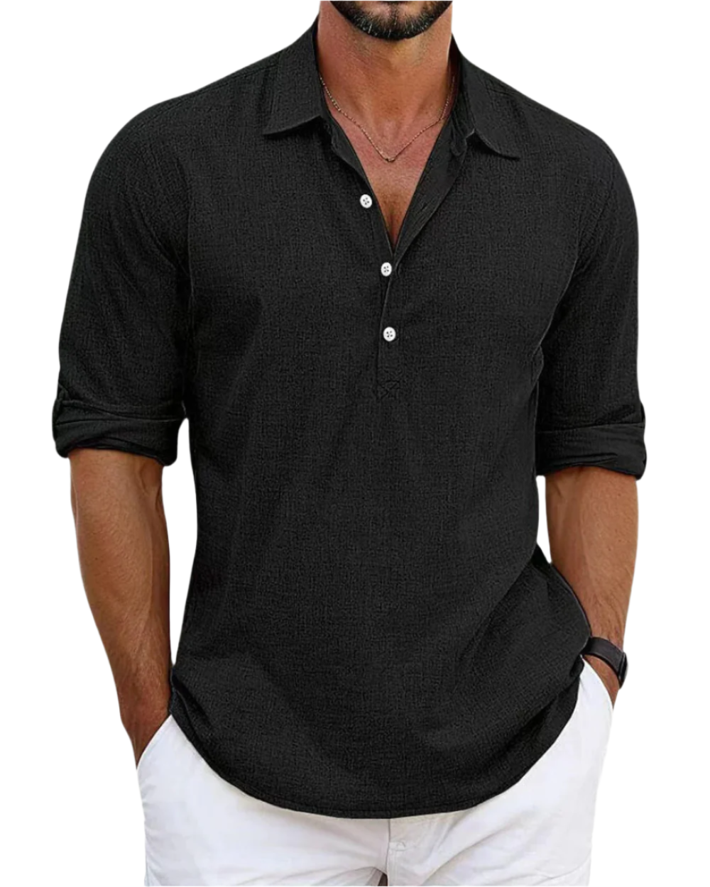 Chemise en lin de qualité supérieure