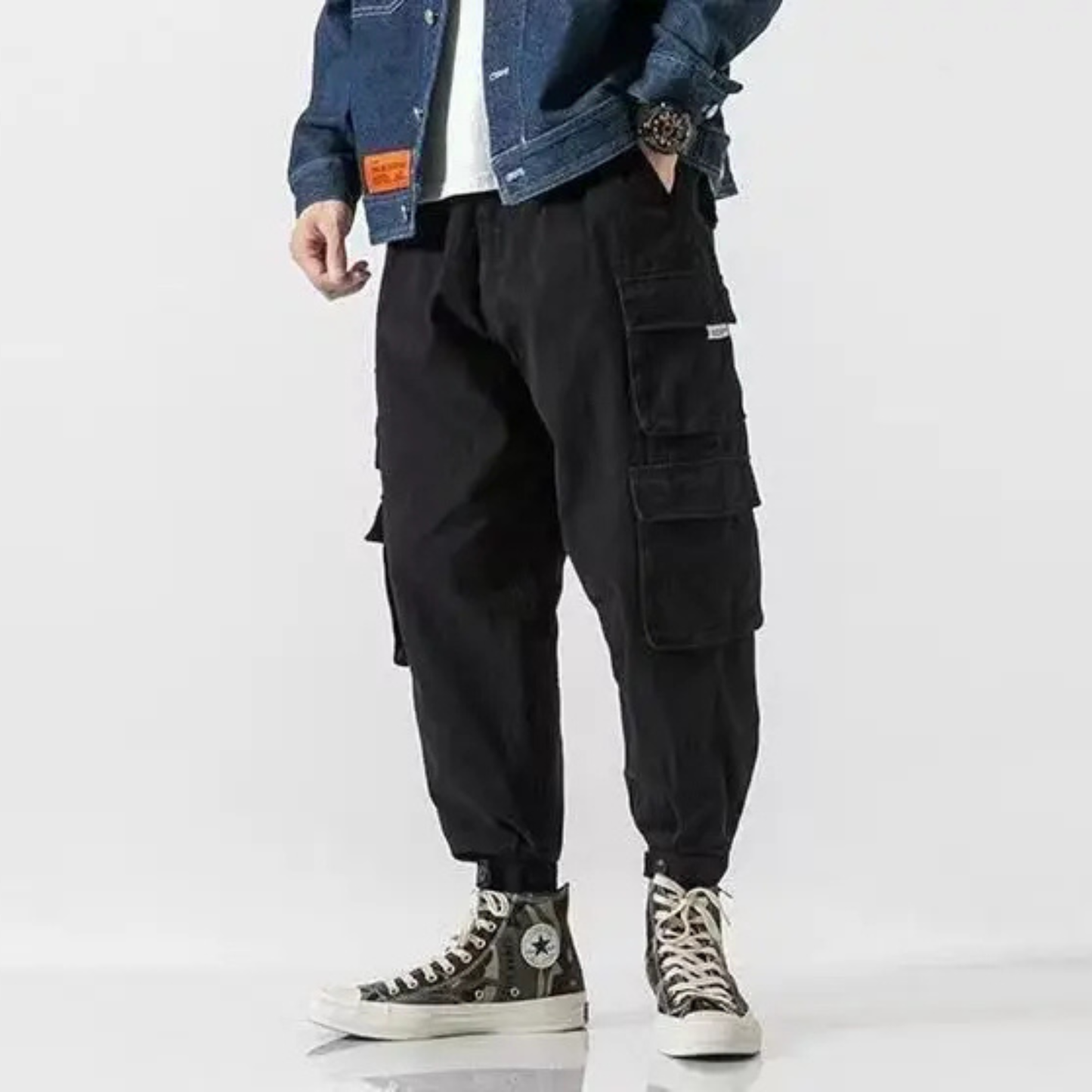 Pantalon cargo élégant