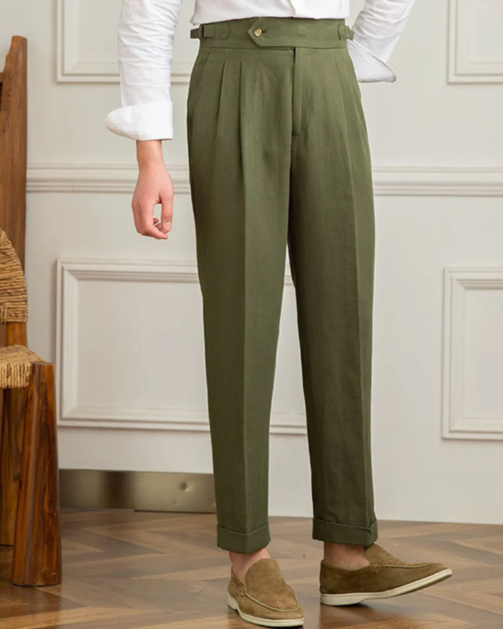 Pantalon en lin de Bali