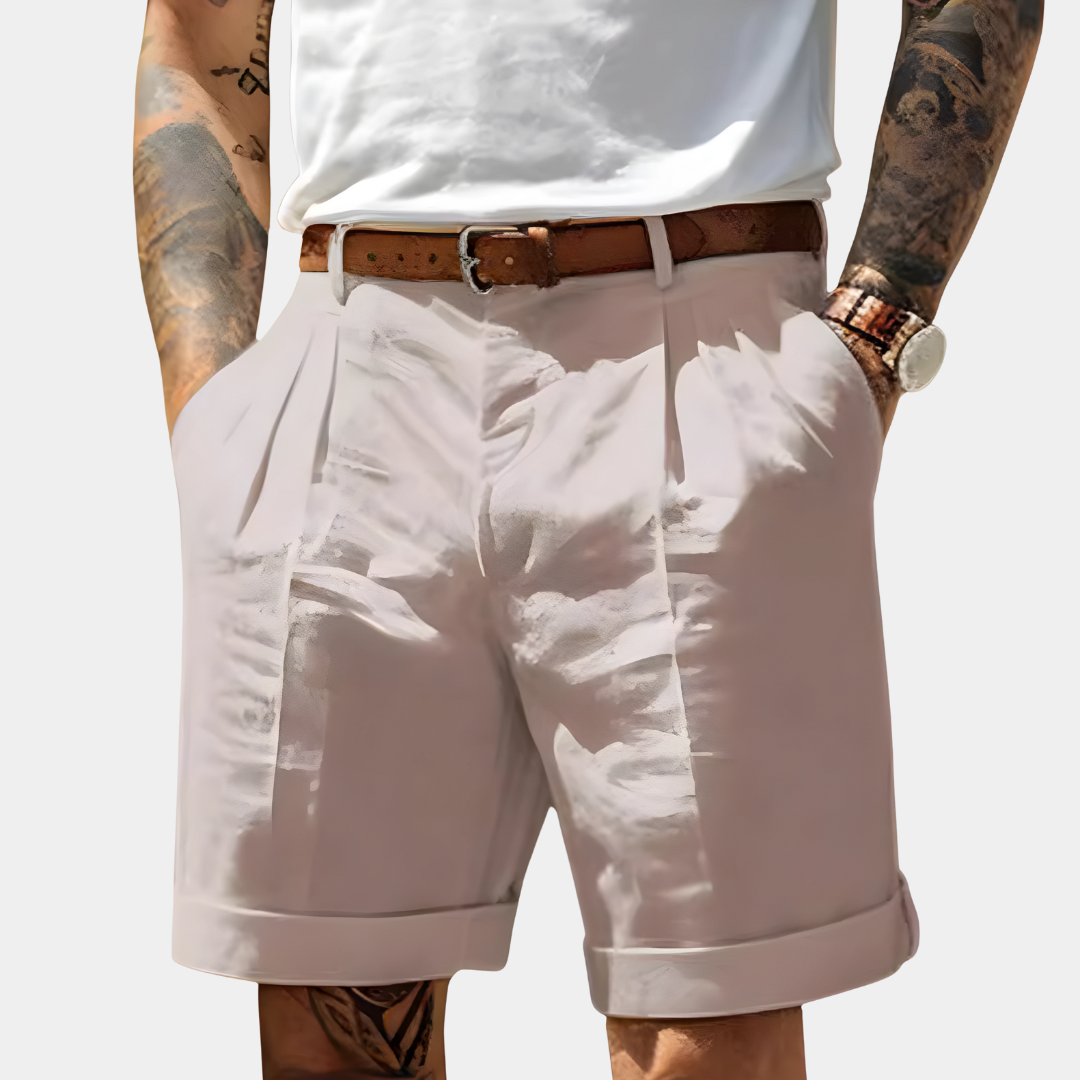 Short en coton décontracté