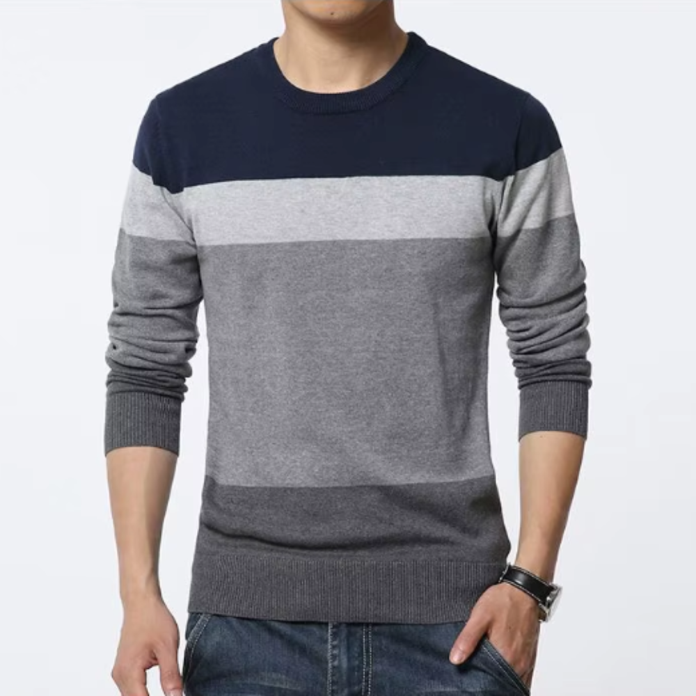 Pull décontracté en coton pour hommes