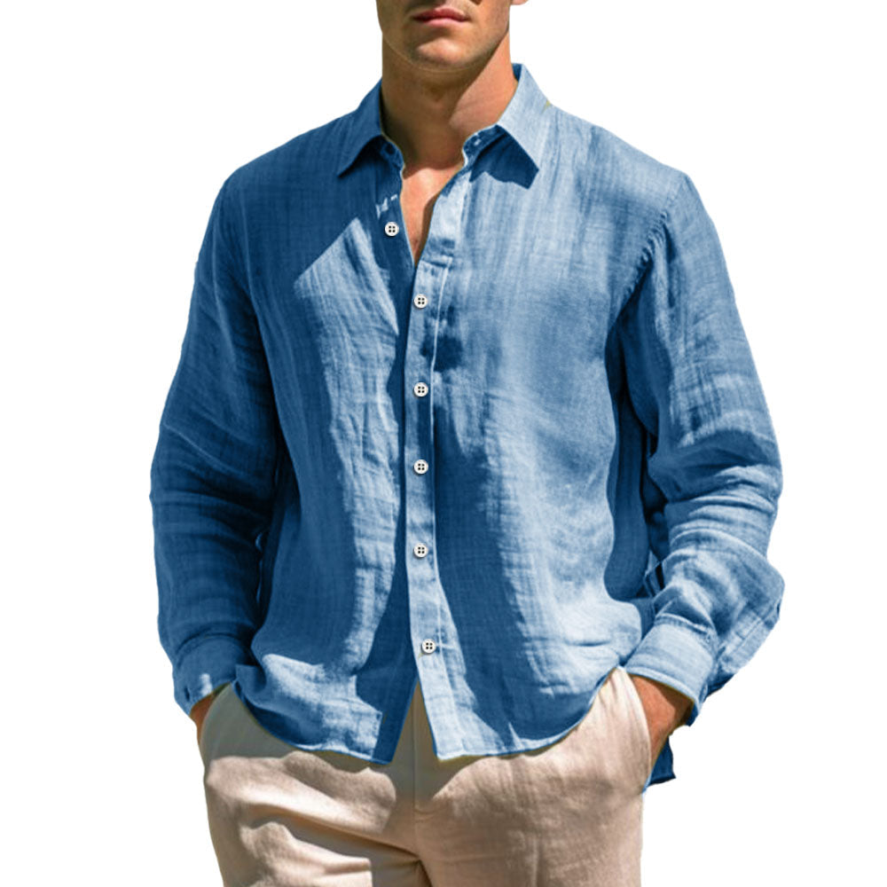 Chemise décontractée en lin