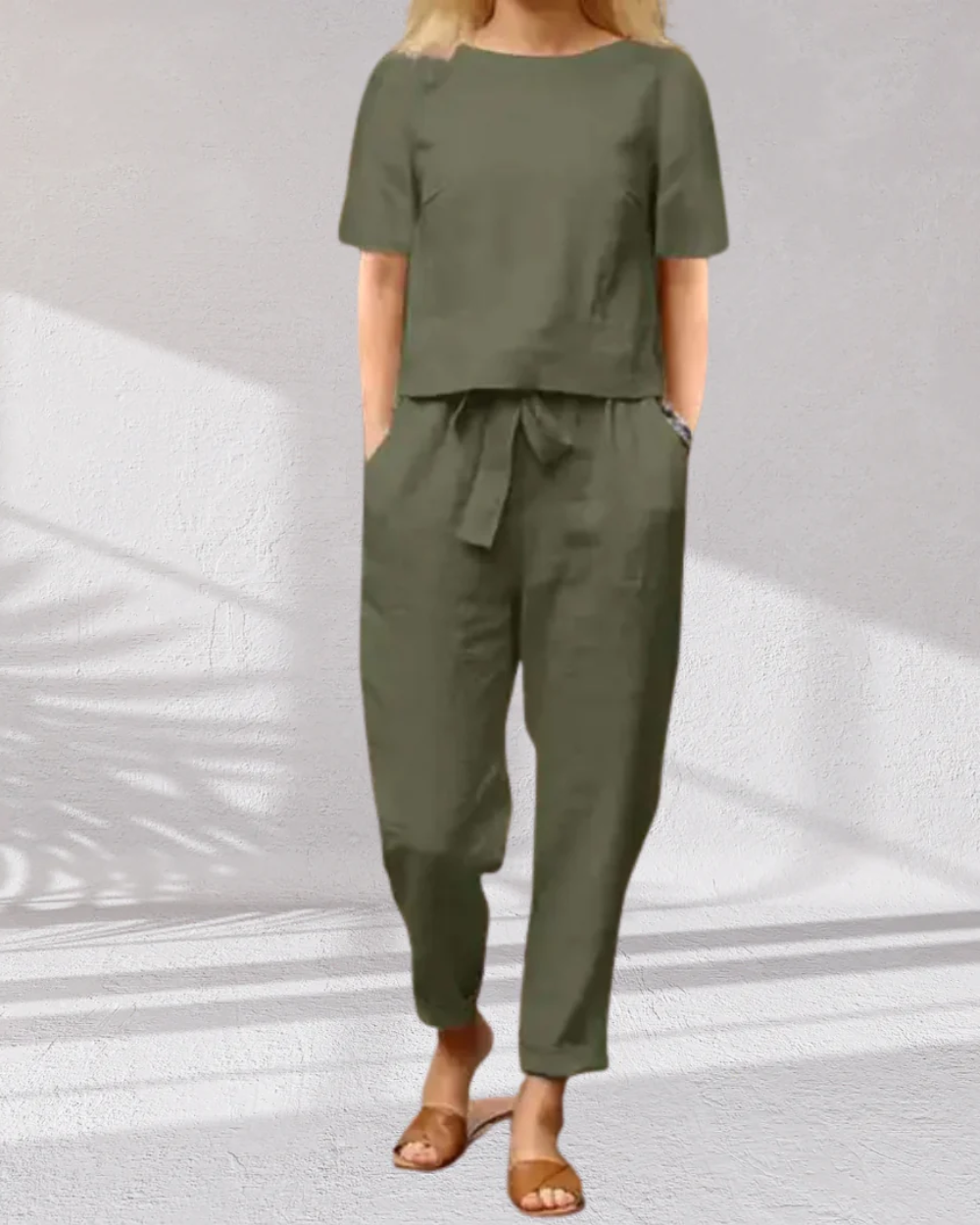 Ensemble élégant en coton pour femmes