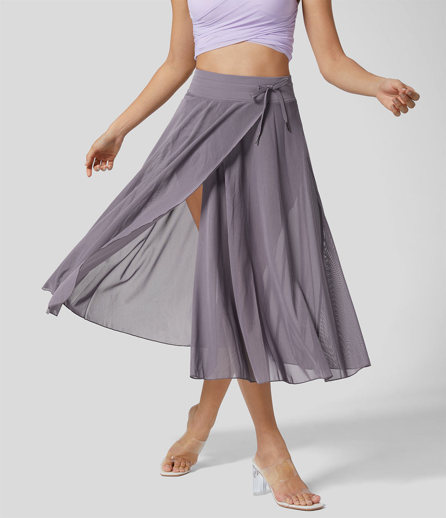 Jupe 2 en 1 taille haute