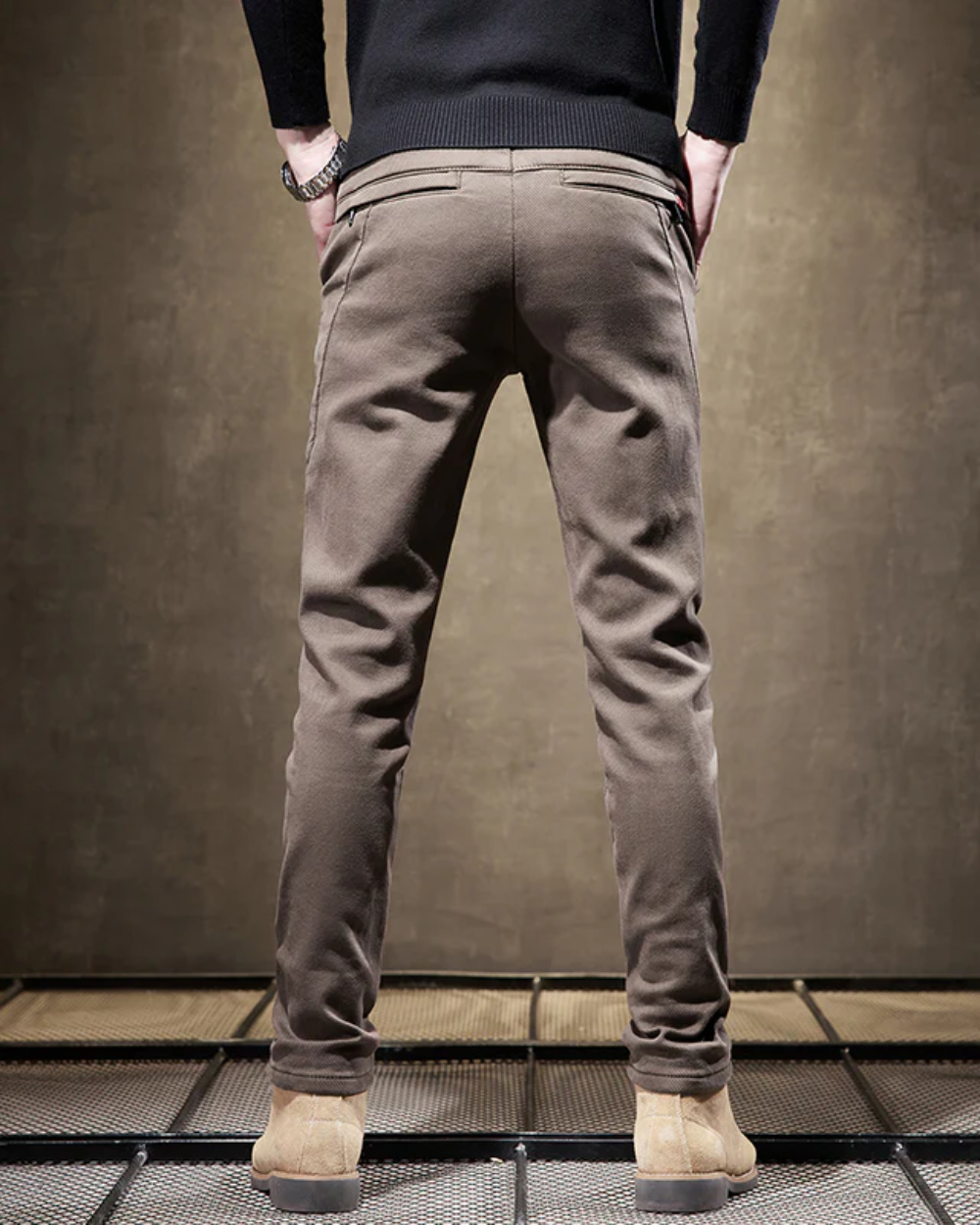 Pantalon slim décontracté