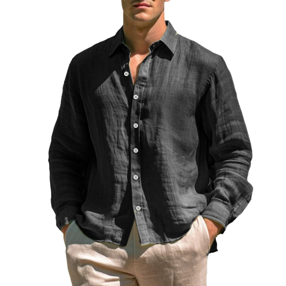 Chemise décontractée en lin