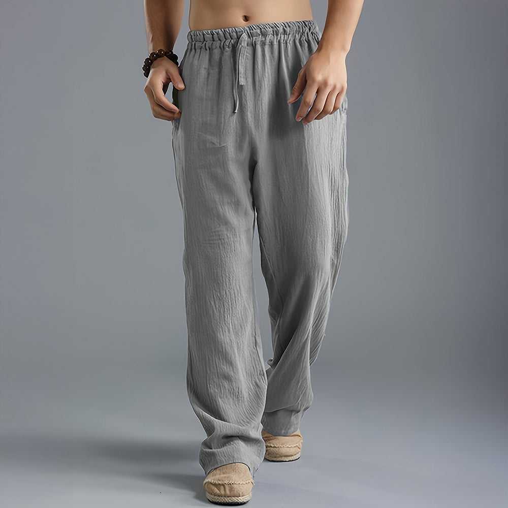 Pantalon en lin respirant