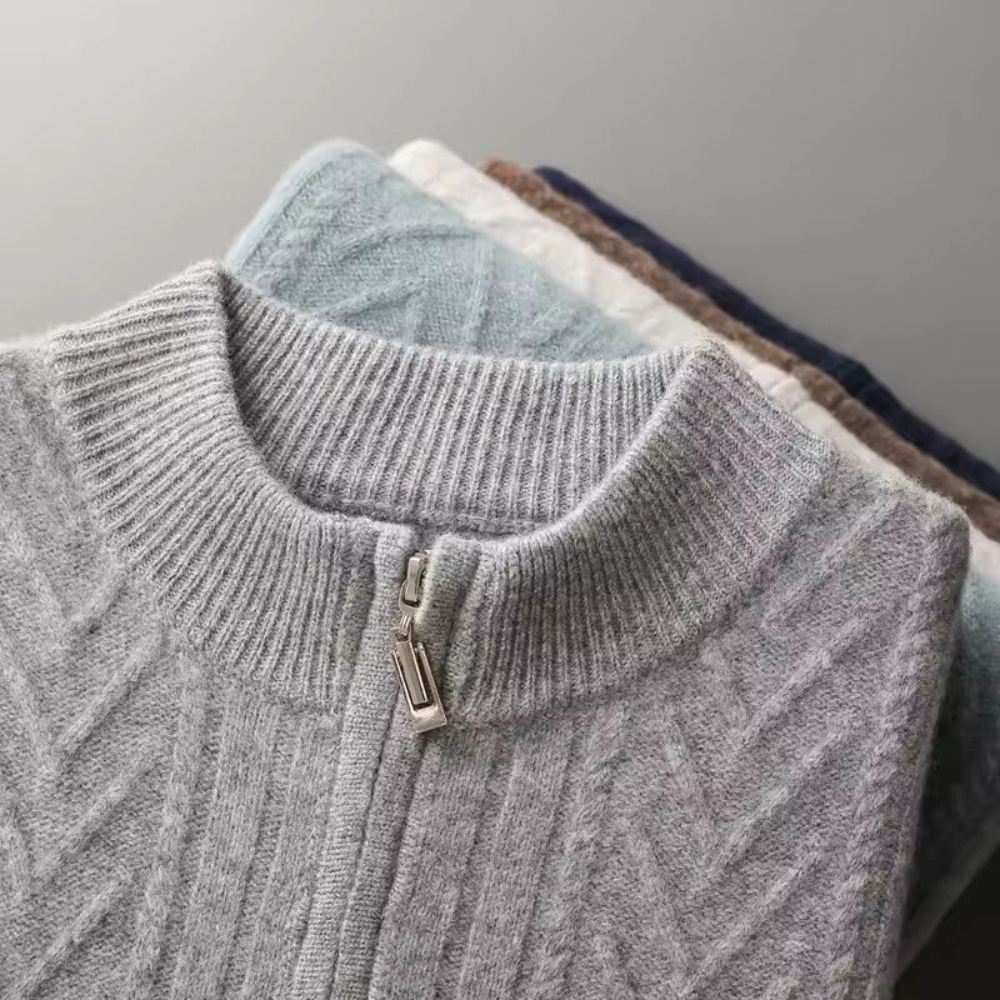 Gilet à motifs en cachemire Verona