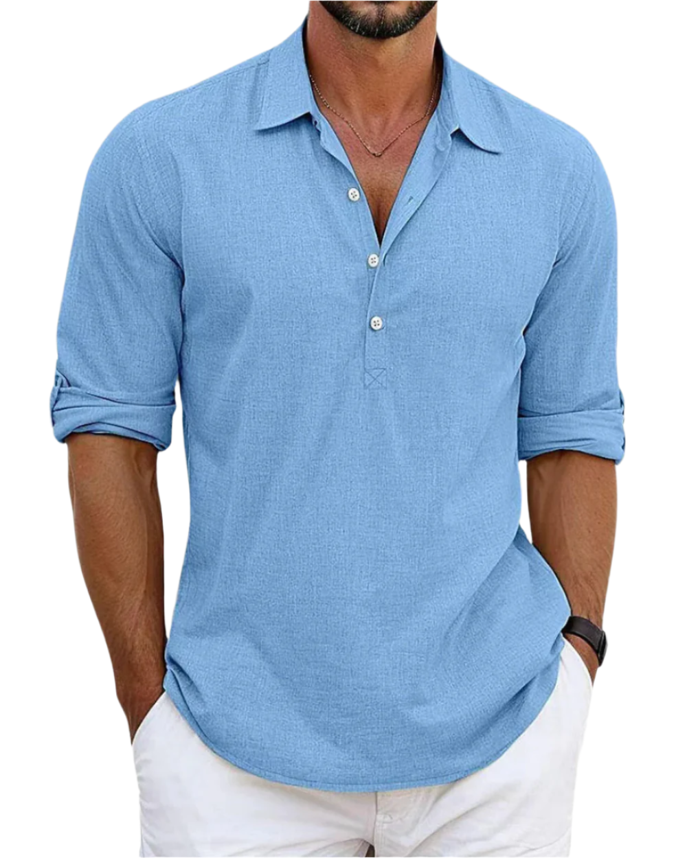 Chemise en lin de qualité supérieure