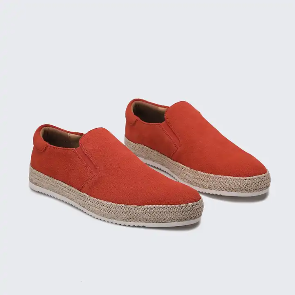 Mocassins d'été en daim