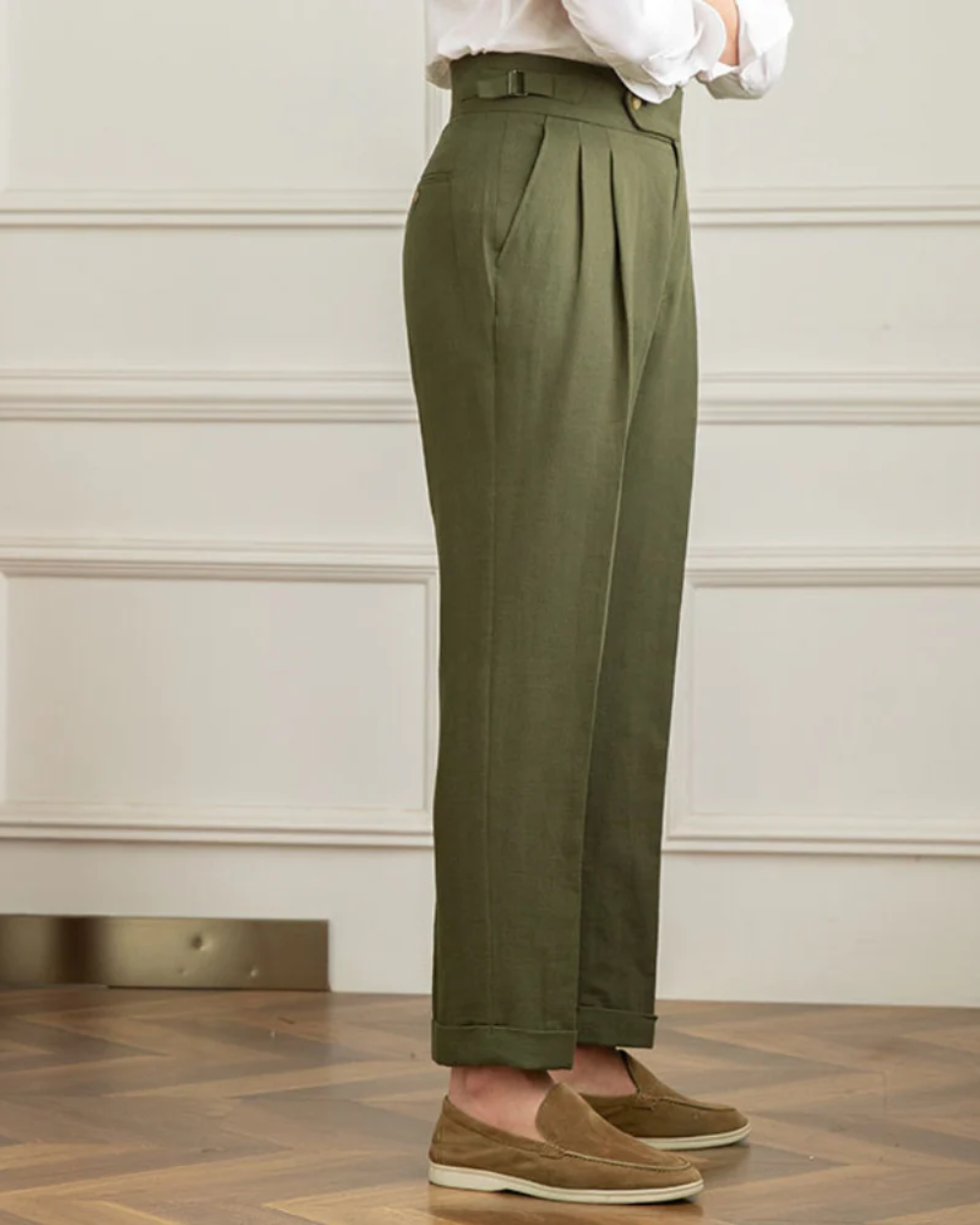 Pantalon en lin de Bali