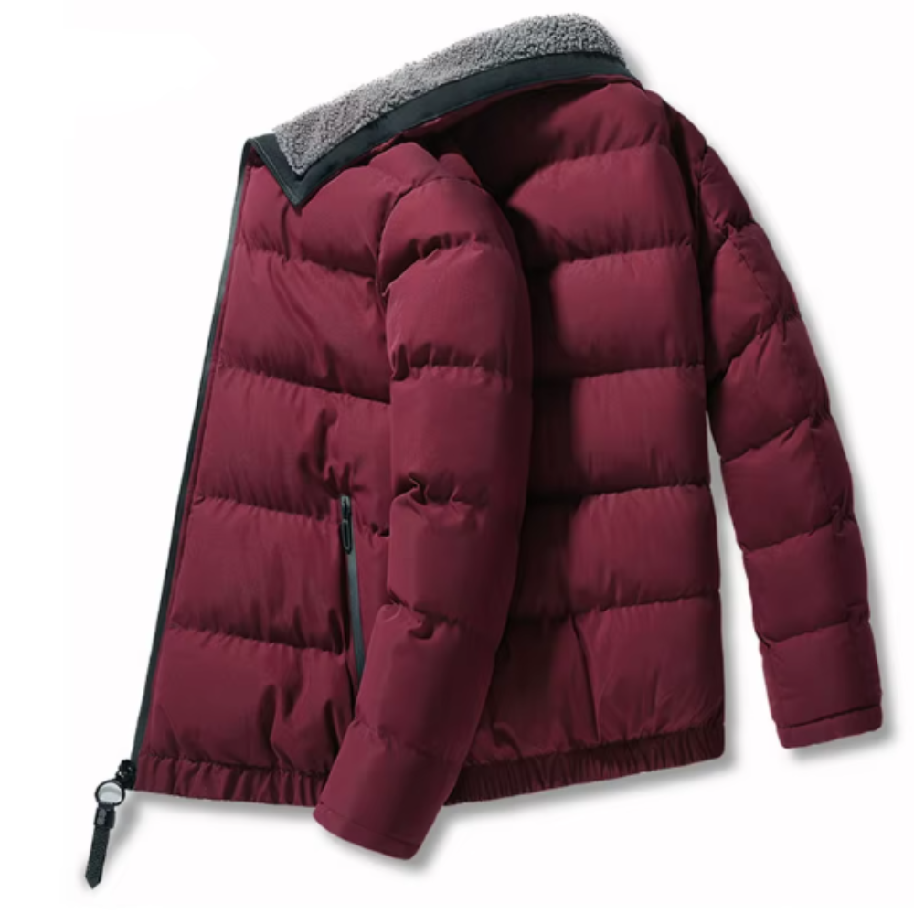 Veste d'hiver à col montant