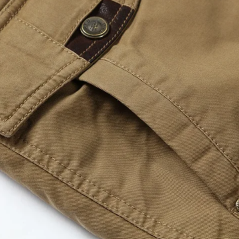 Veste d'hiver élégante en coton matelassé