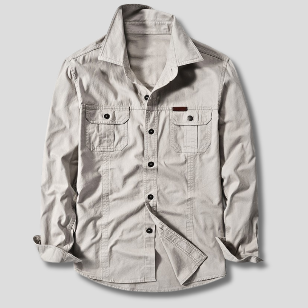 Chemise cargo en coton