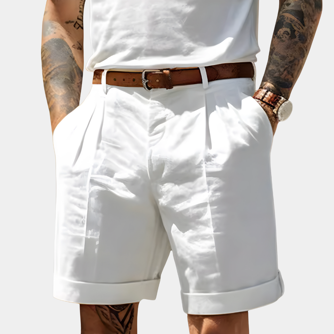 Short en coton décontracté