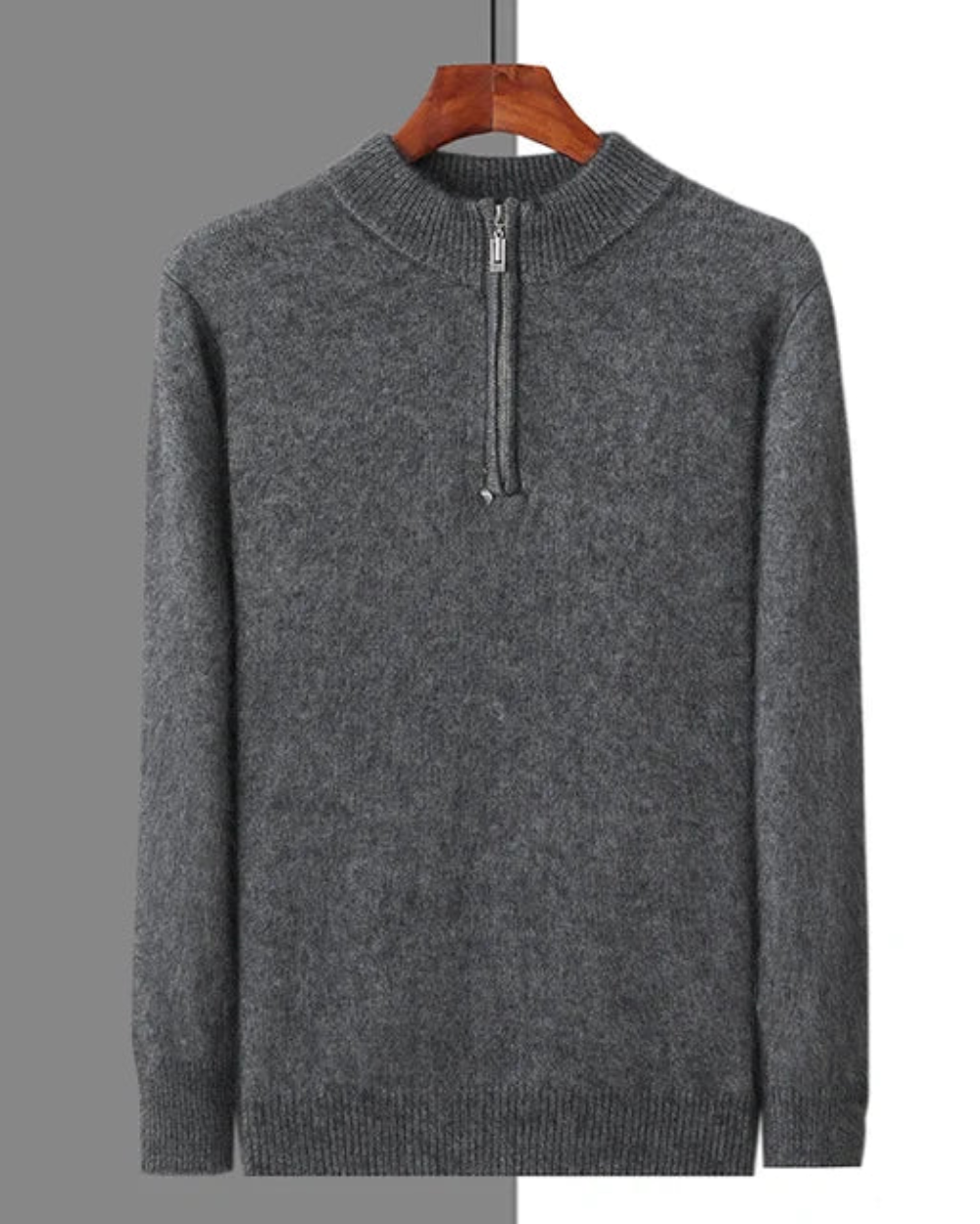 Genève Zip Up en cachemire