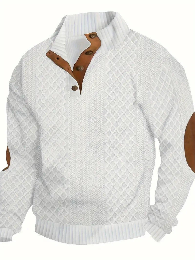 Pull à boutons élégants
