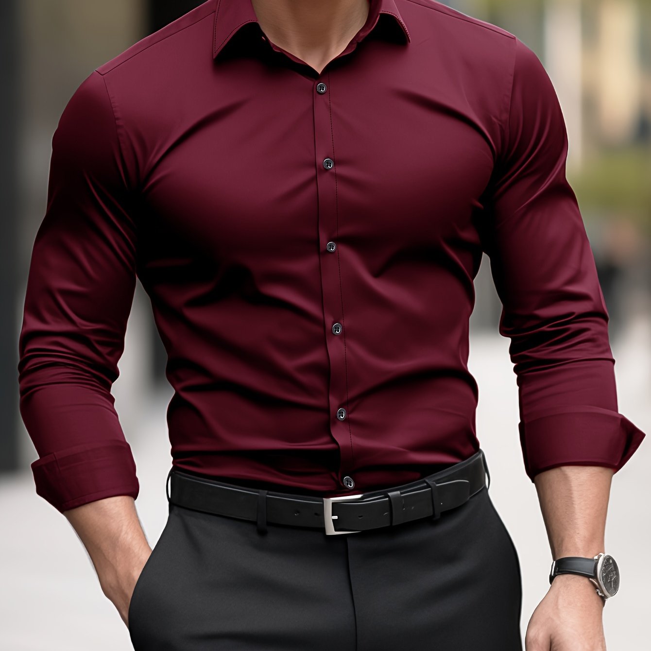 Chemise habillée étroite