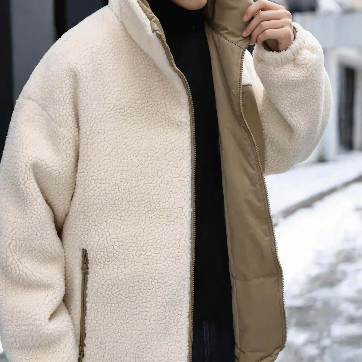 Élégante veste réversible