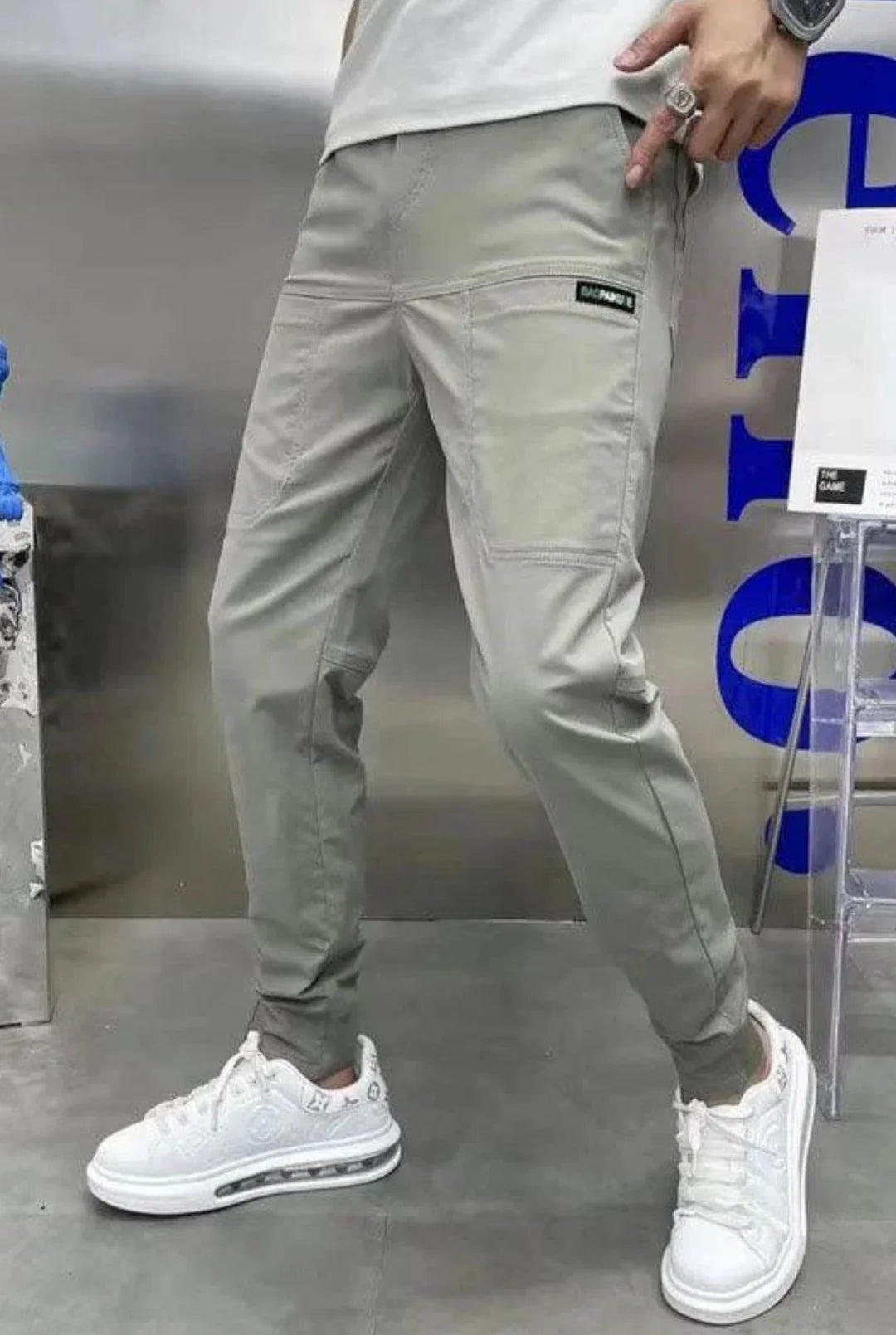Pantalon cargo élégant