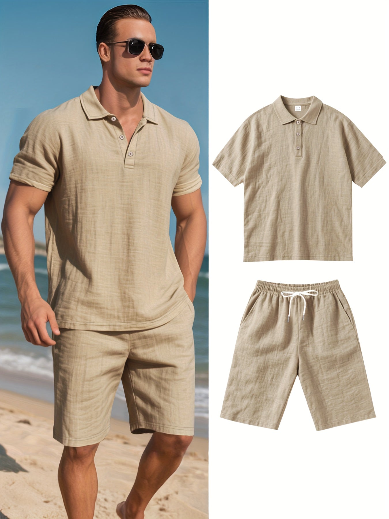 Ensemble pour hommes en lin