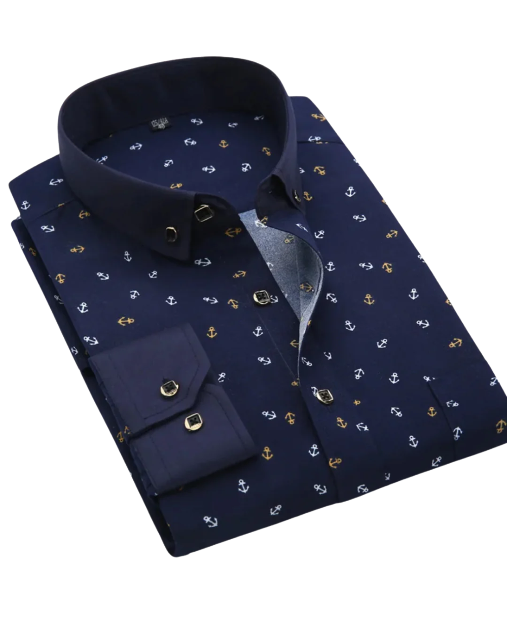 Chemise à imprimé nautique