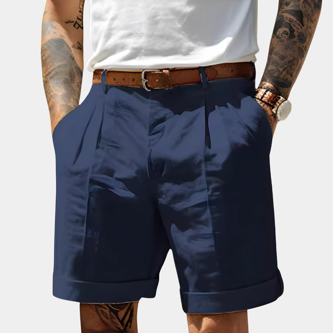 Short en coton décontracté