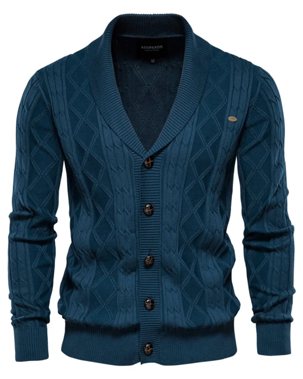 Cardigan de luxe pour hommes avec boutons