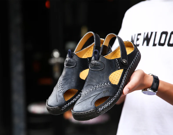 Sandales en cuir classiques