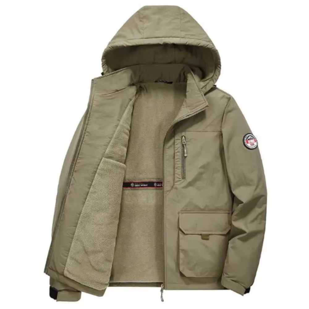 Veste doublée en polaire épaissie