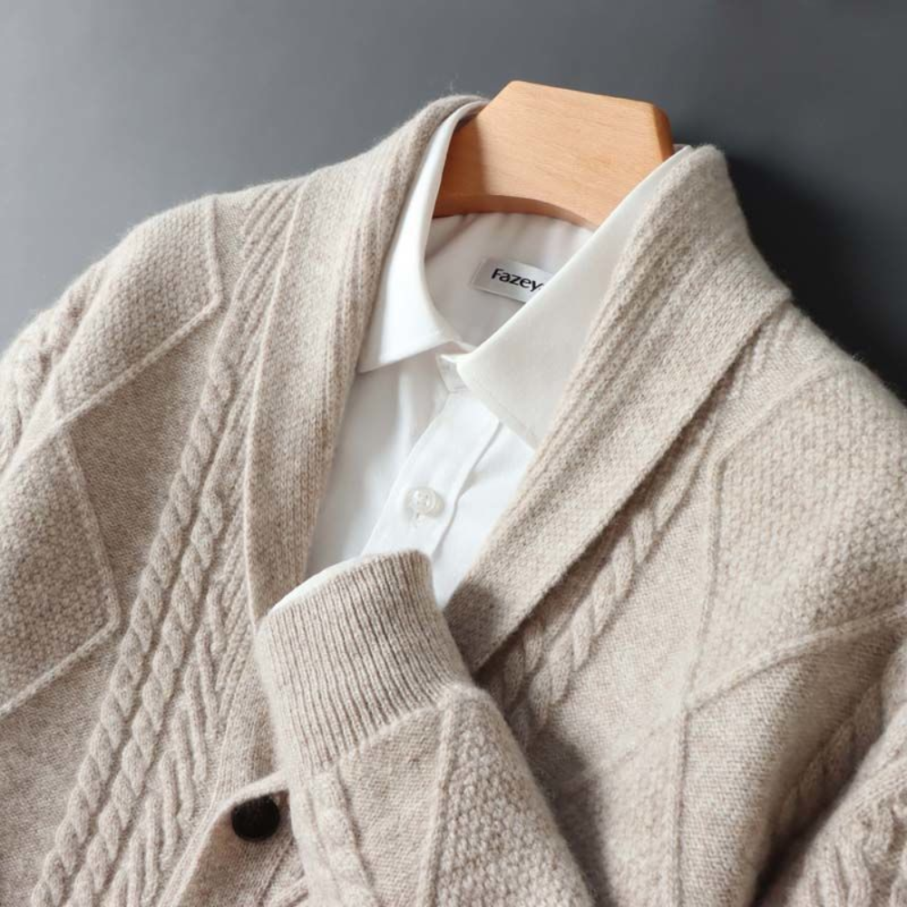 Cardigan en laine mérinos Savoca