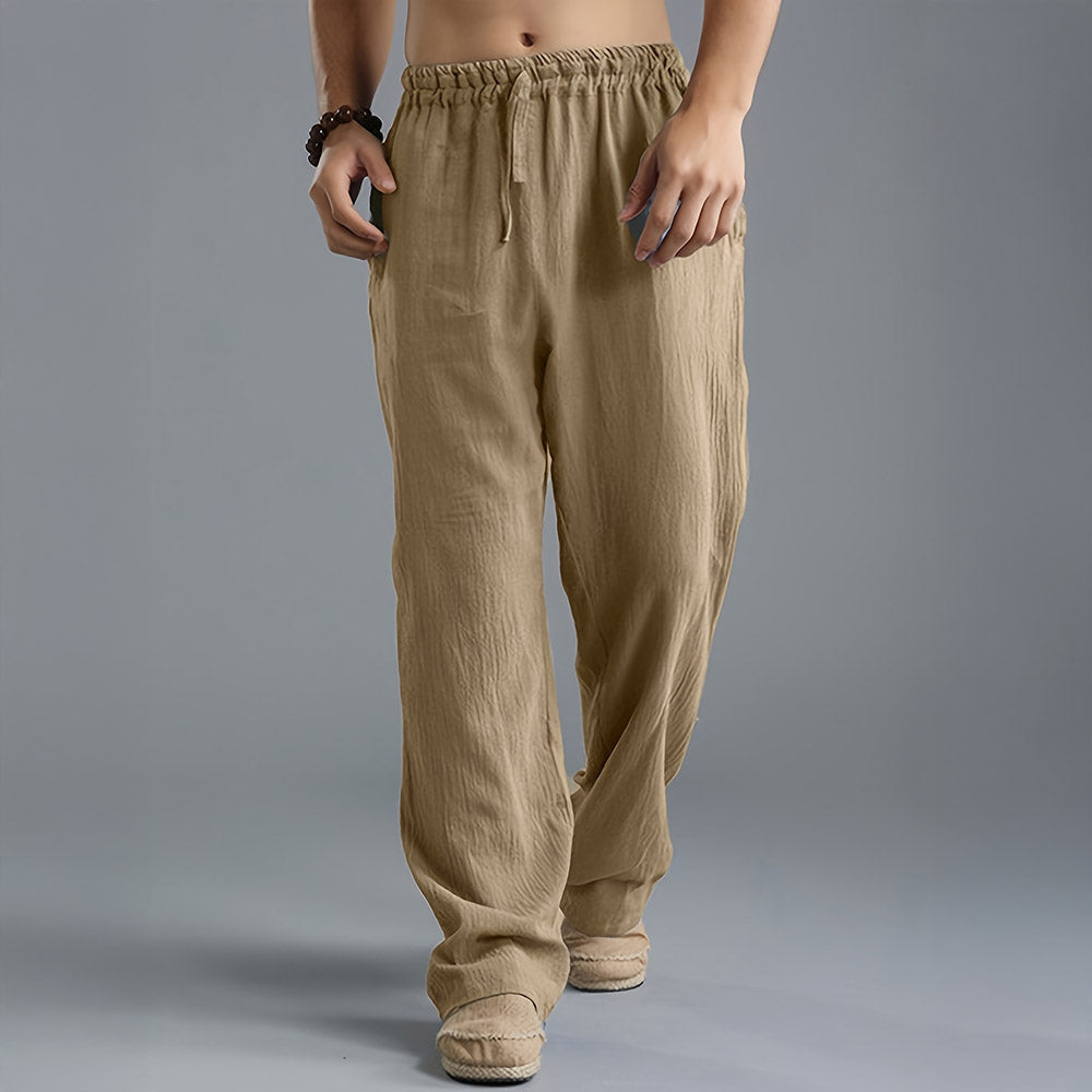 Pantalon en lin respirant