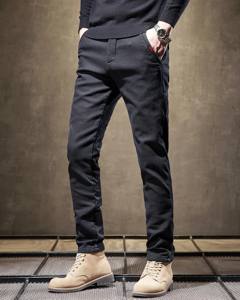 Pantalon slim décontracté